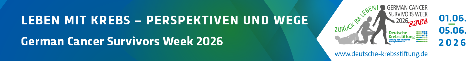 Hier finden Sie Informationen zur German Cancers Survivors Week